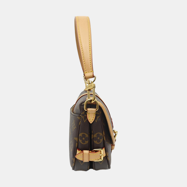 SAUMUR BB Monogram Coated Canvas Brown
