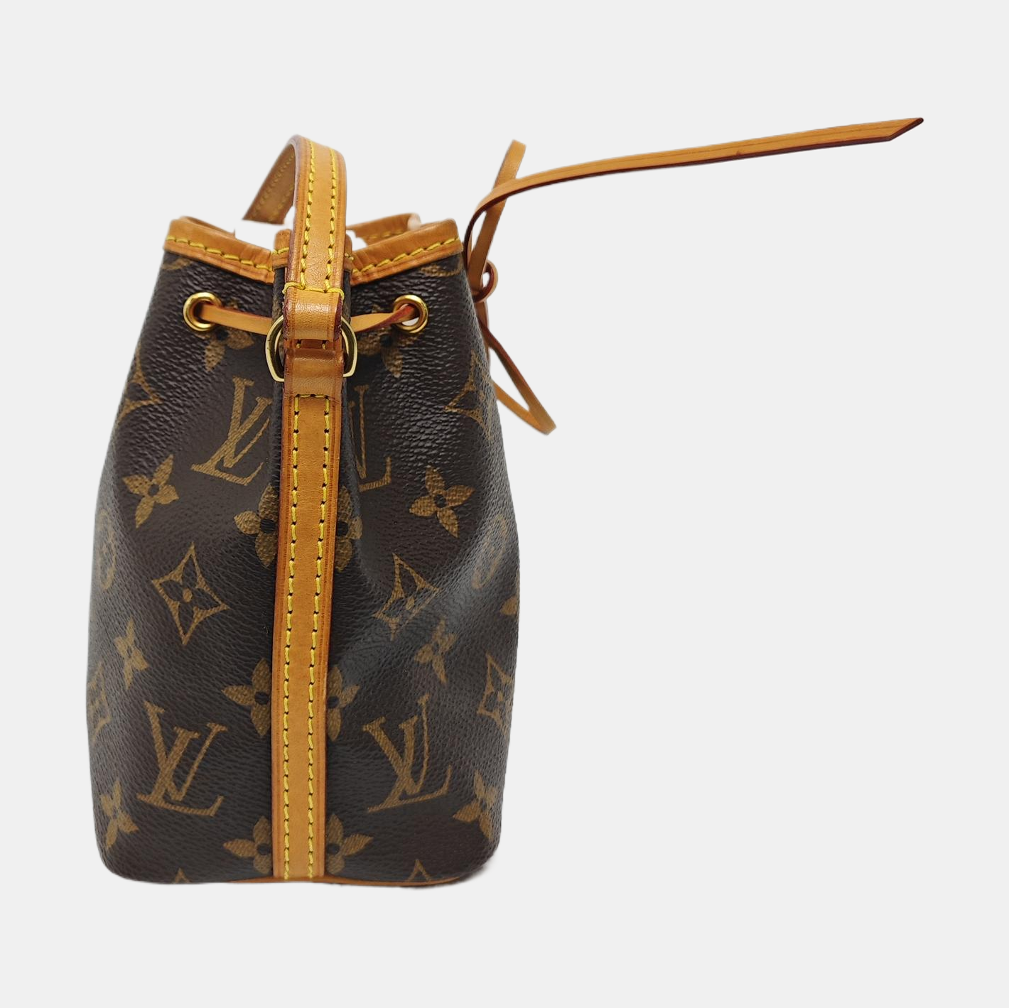 NÉONOÉ Nano Monogram Coated Canvas Brown