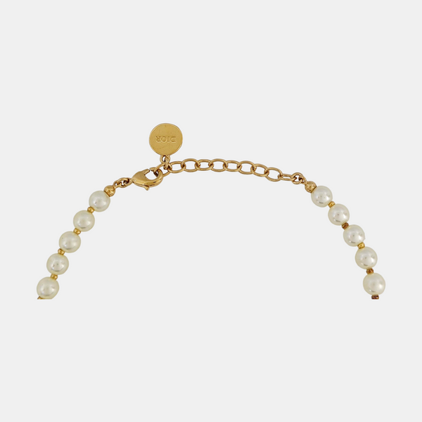 30 Montaigne Metal White Necklace