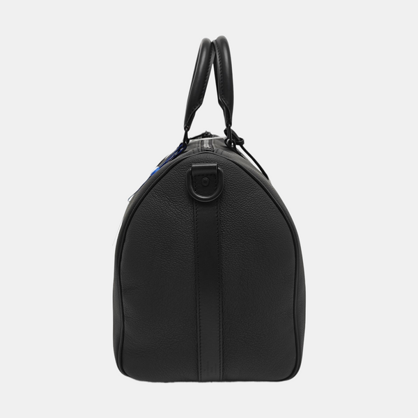 KEEPALL 40 Calfskin Black
