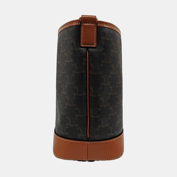 TRIOMPHE CANVAS Small Coated Canvas Brown