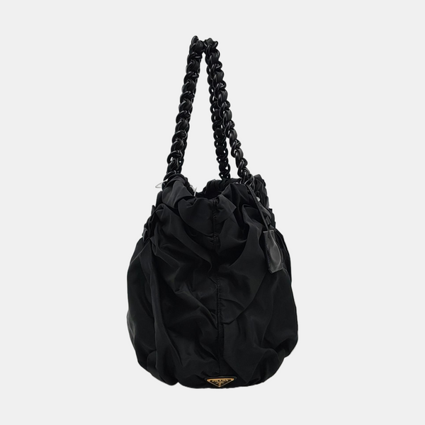 Quilted Nylon Black