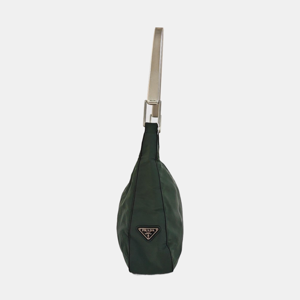 Nylon Shoulder Bag Green