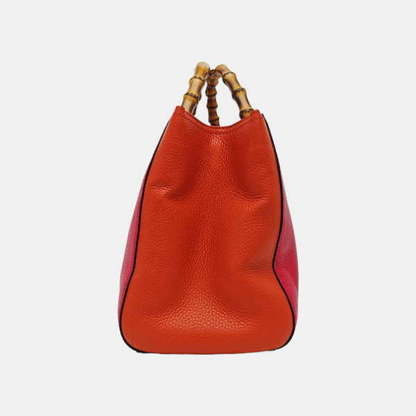 Bamboo 1947 Medium Calfskin Red