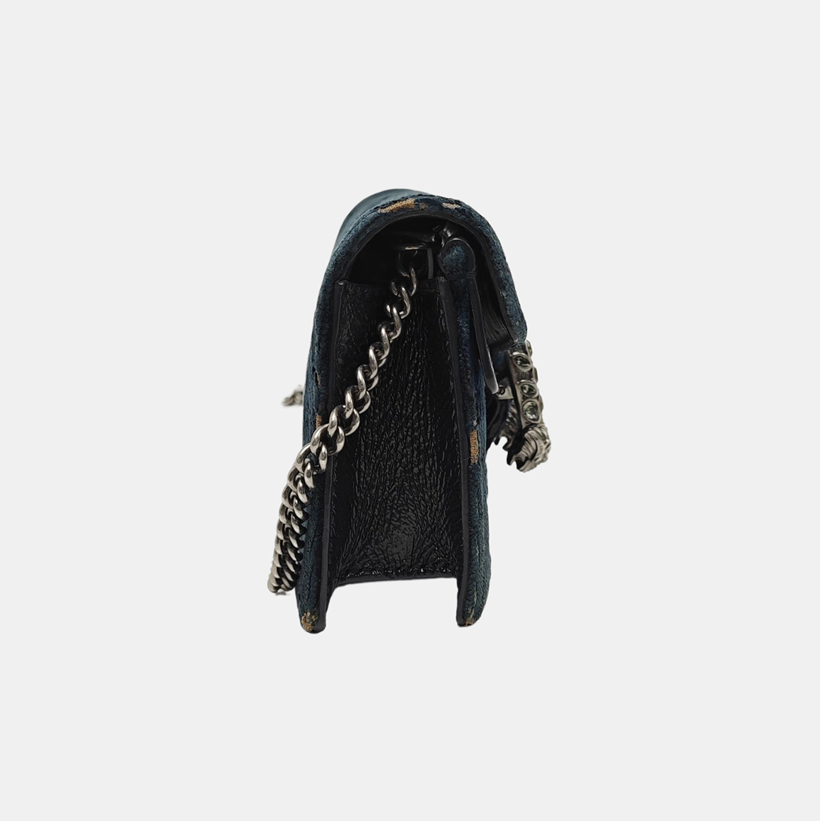 Dionysus Super Mini Monogram Velvet Blue