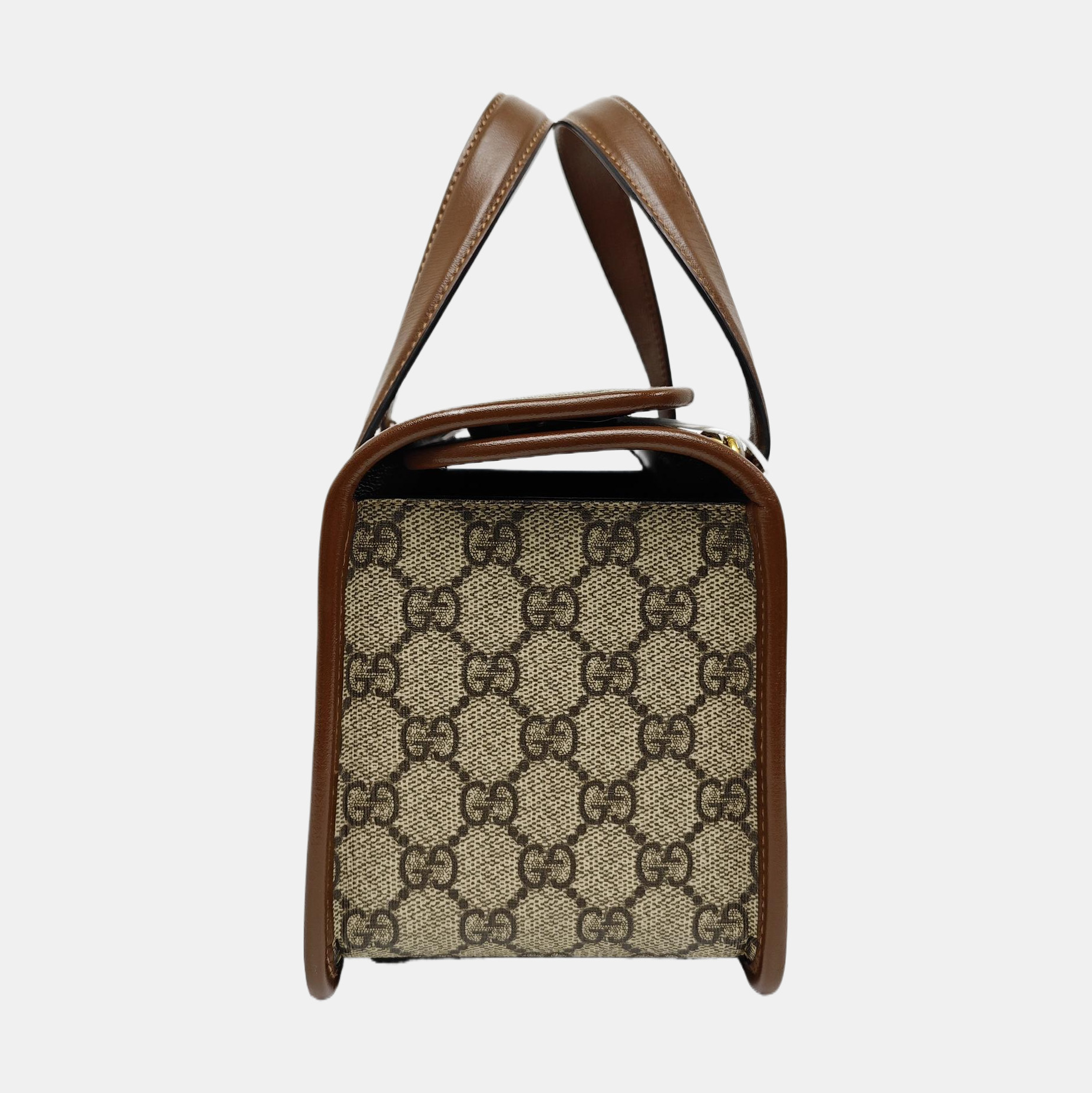 Horsebit 1955 Mini Monogram Coated Canvas Beige