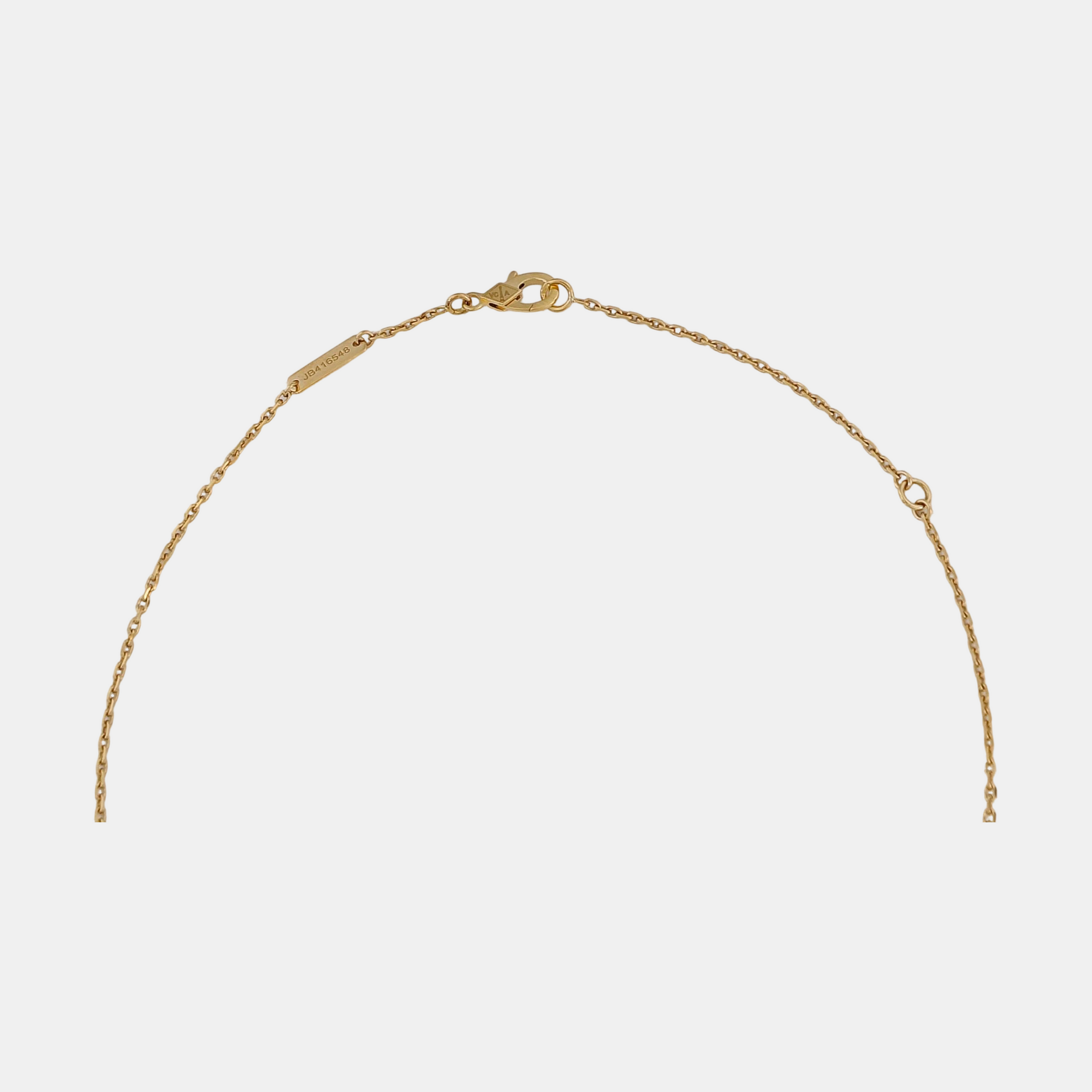Vintage Alhambra 18k Gold Necklace