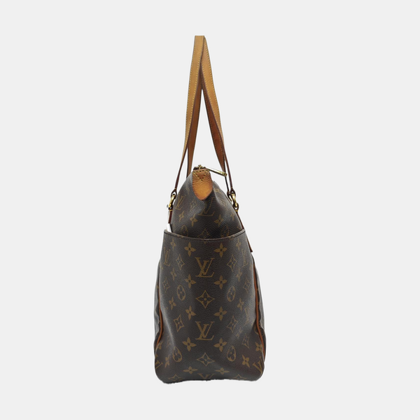 TOTALLY Monogram Coated Canvas Brown