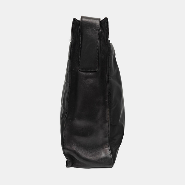Nylon Shoulder Bag Black