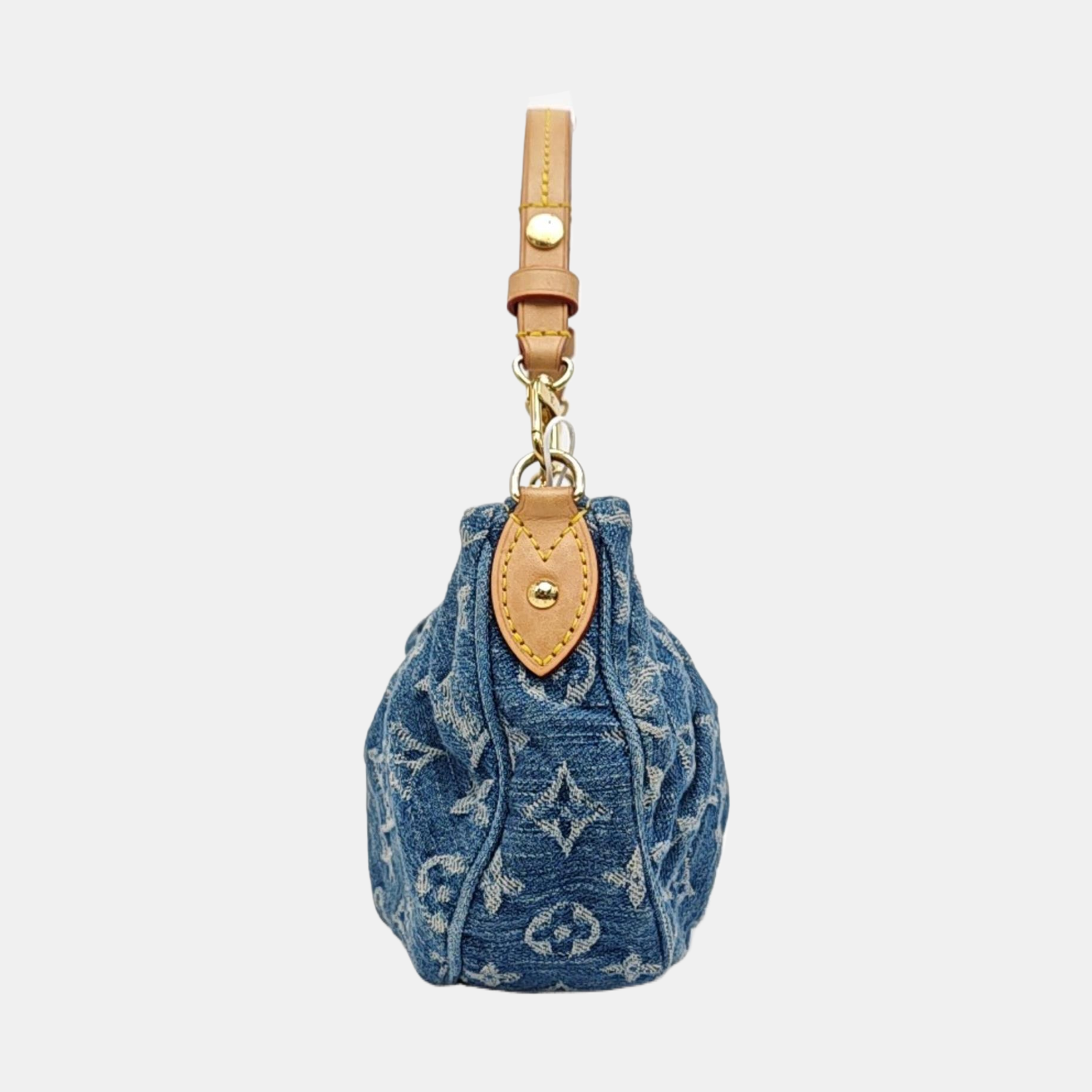 Pochette Valley Monogram Denim Blue