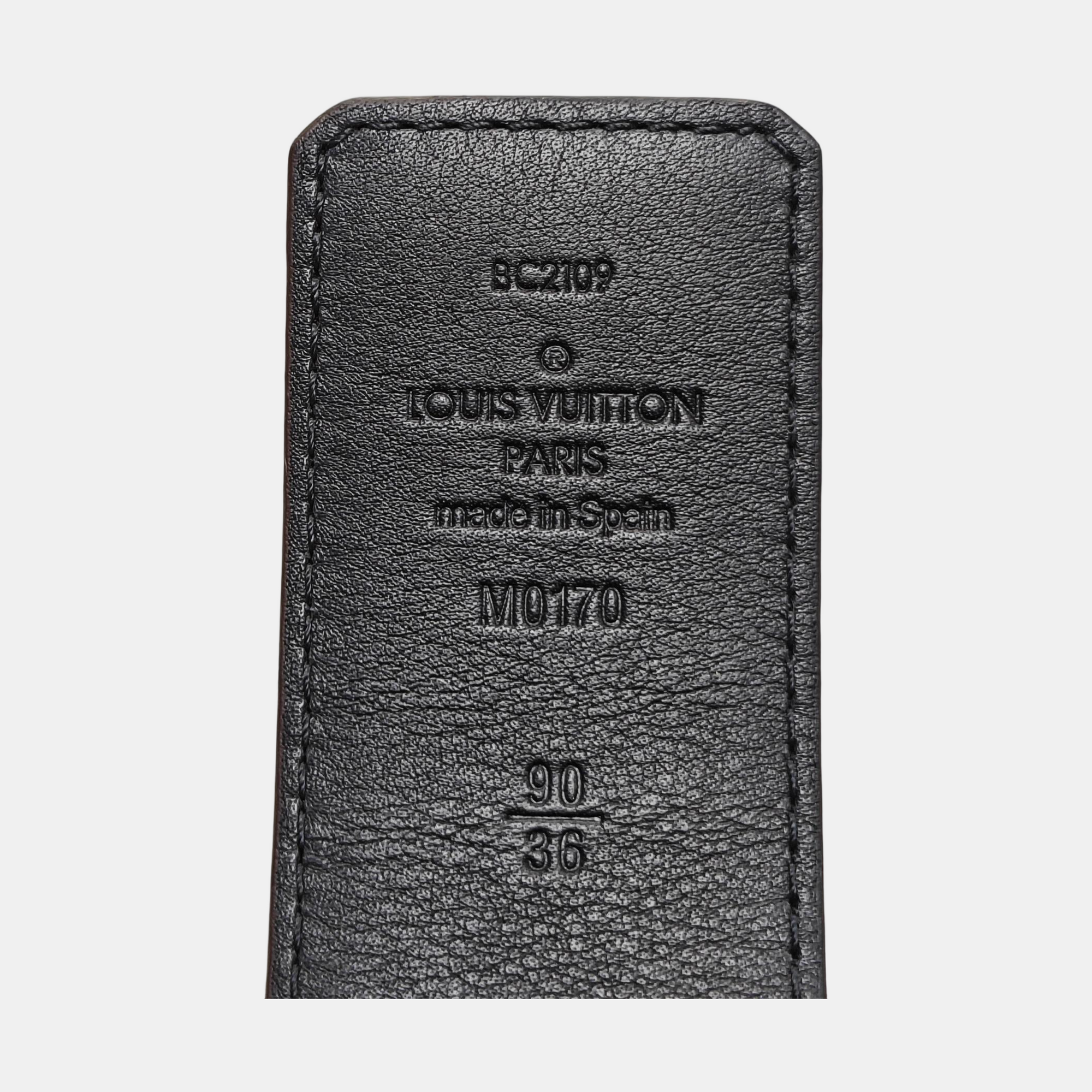 Coated Canvas Belt Brown