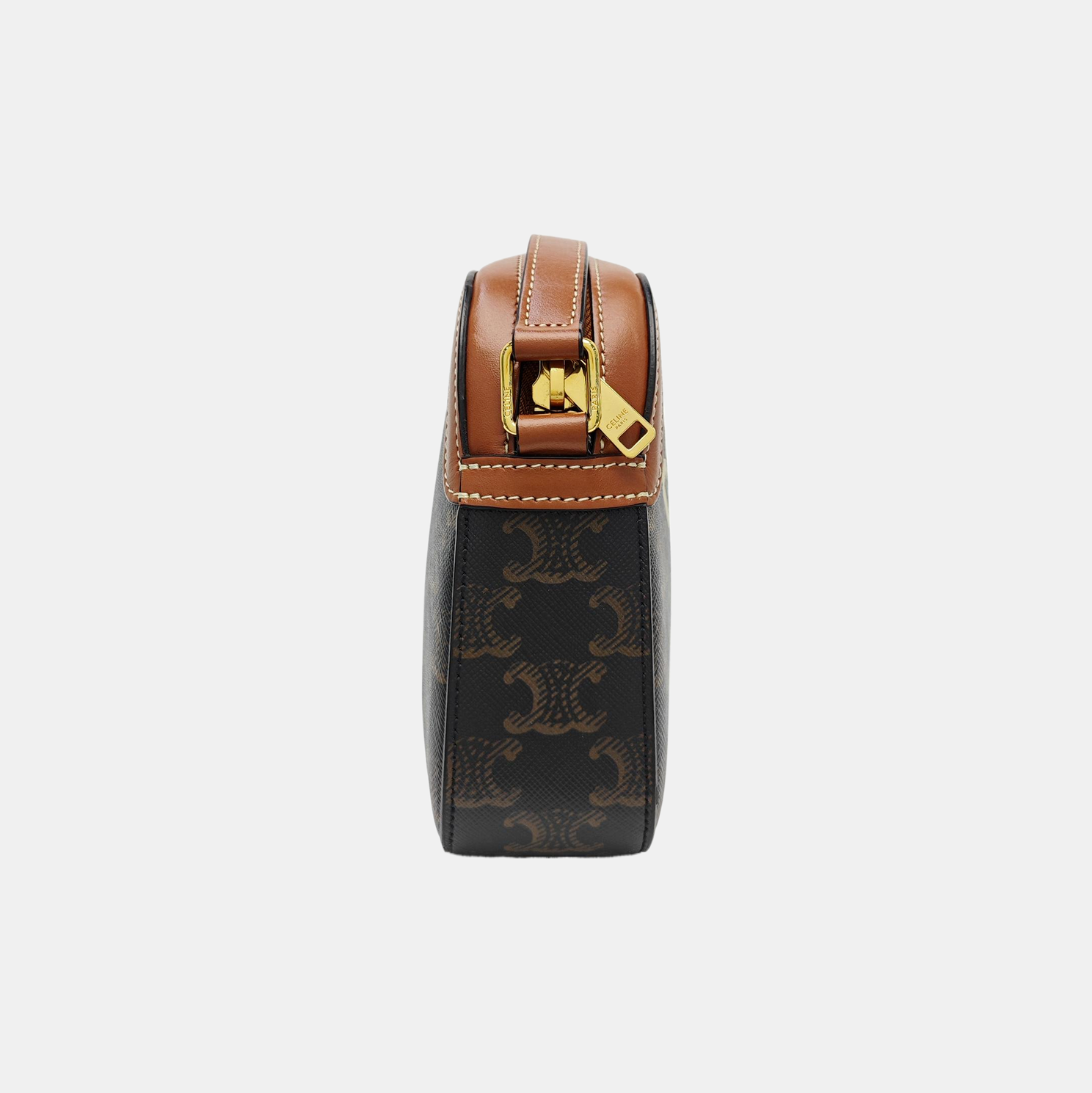 TRIOMPHE CANVAS Small Coated Canvas Black