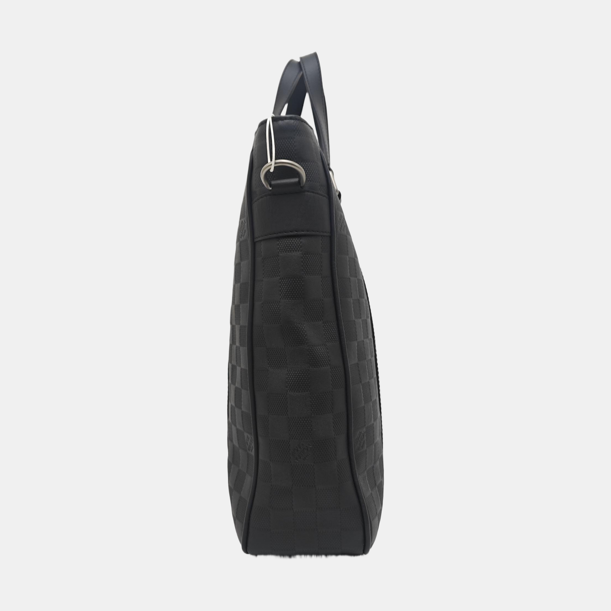 TADAO PM Damier Graphite Calfskin Black