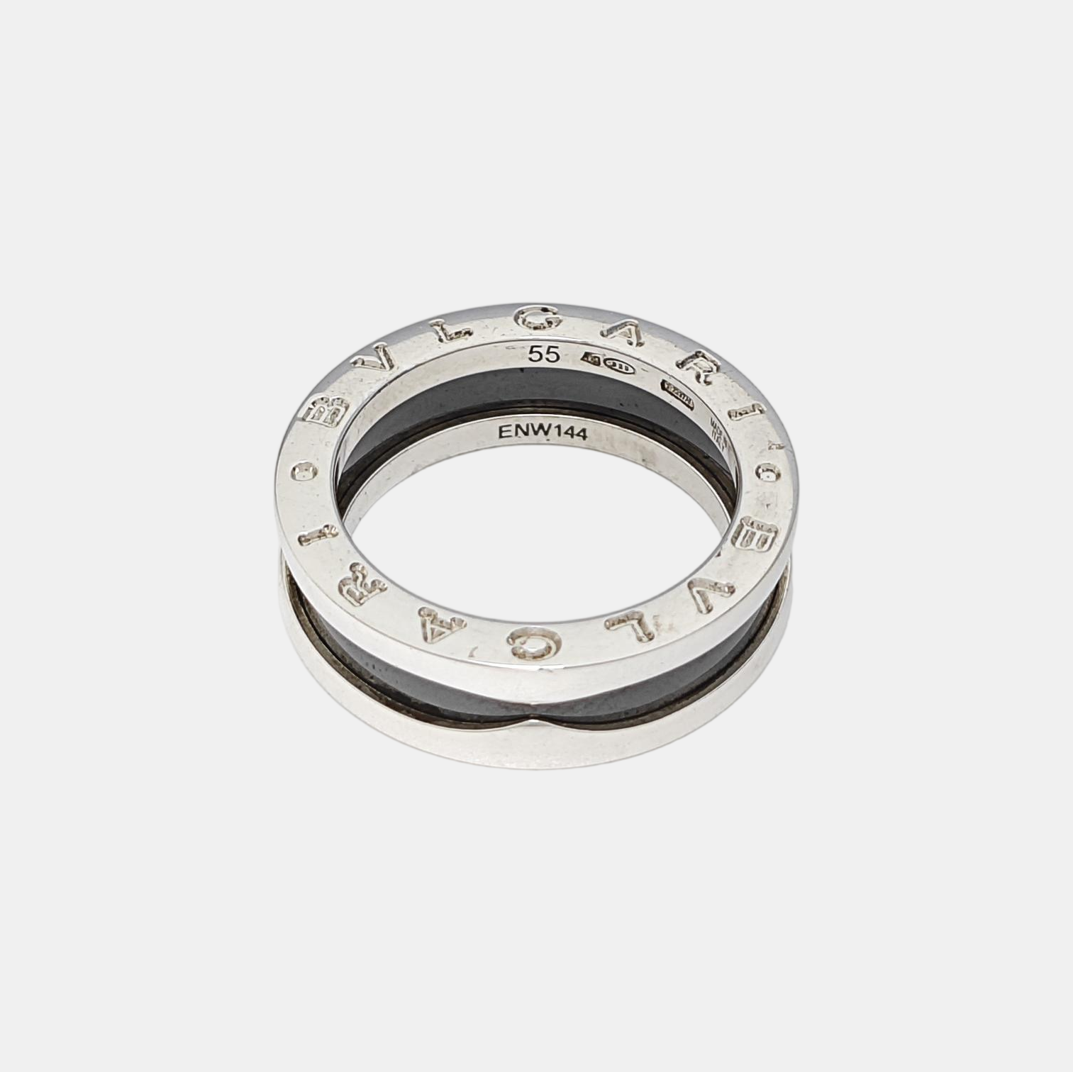 B.ZERO1 925 Sterling Silver Ring EU 55