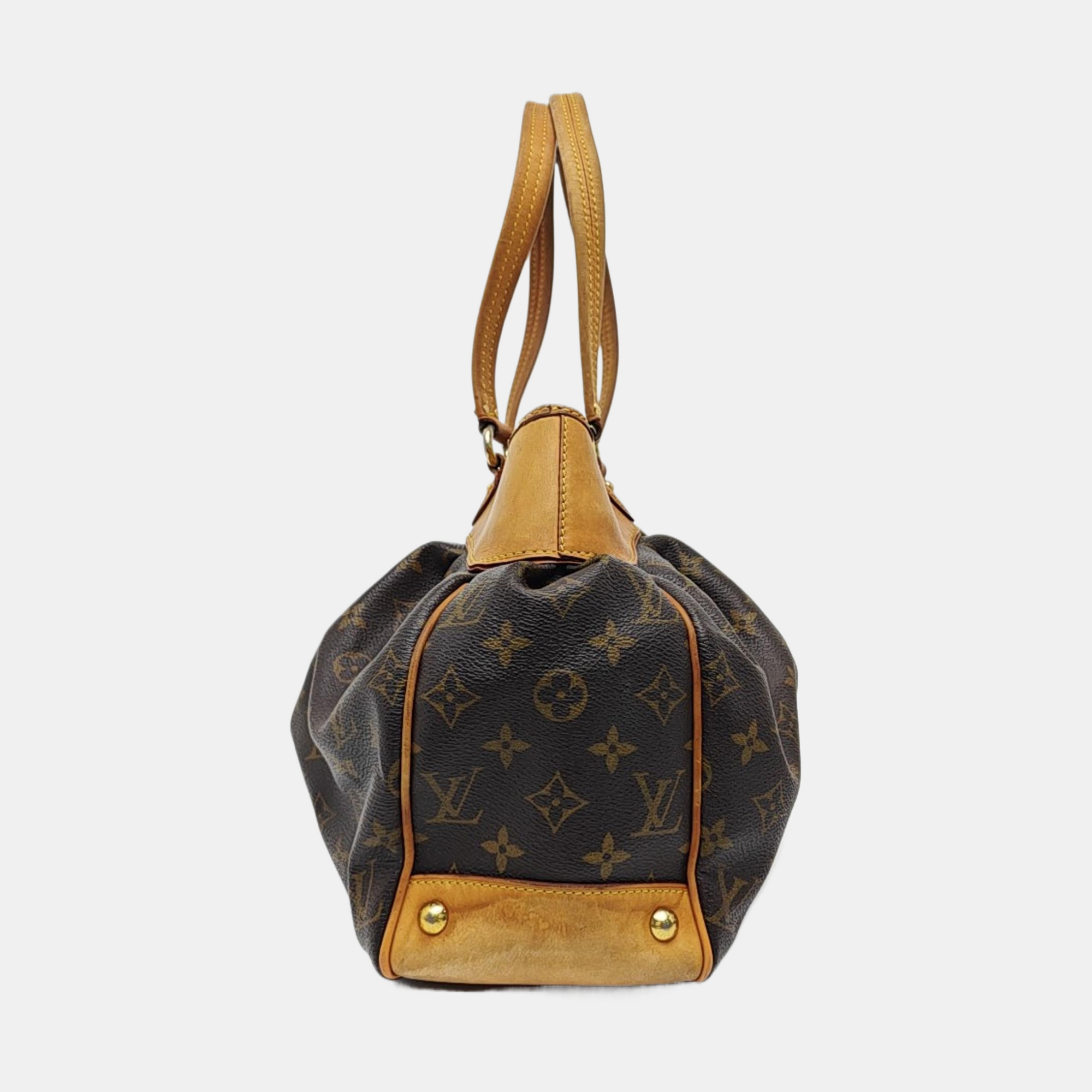 VINTAGE BOETIE PM Monogram Coated Canvas Brown