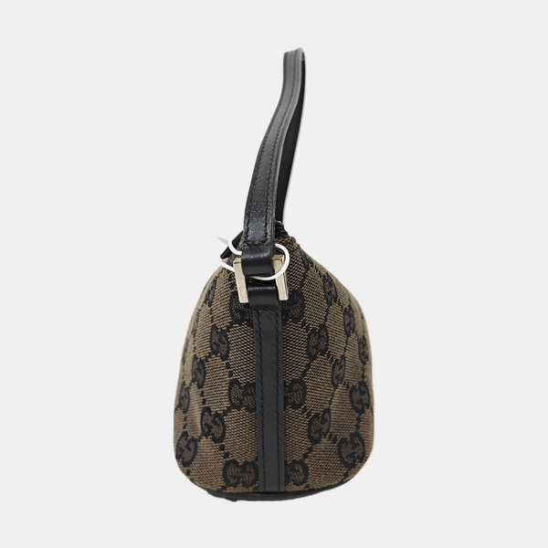 Monogram Canvas Top Handle Bag Brown