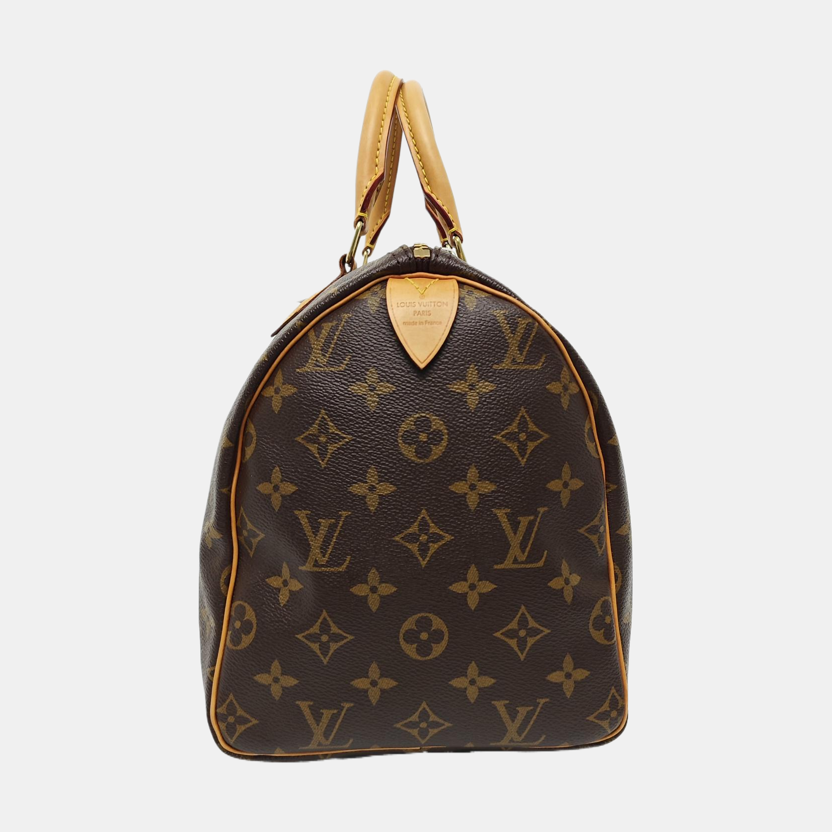 SPEEDY 30 Monogram Coated Canvas Brown