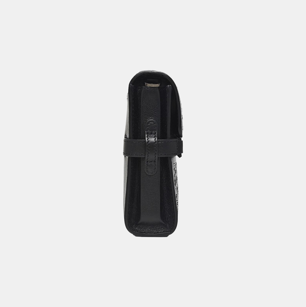 Calfskin Shoulder Bag Black
