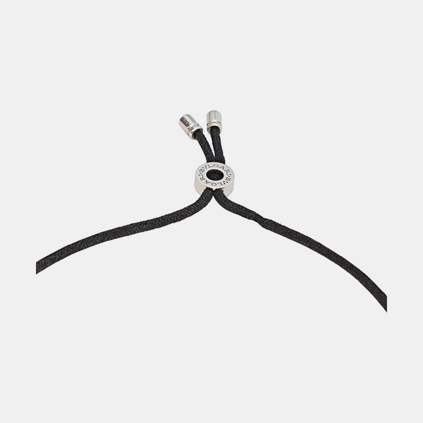 PARENTESI Fabric Black Necklace
