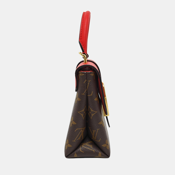 LOCKY BB Monogram Coated Canvas Red