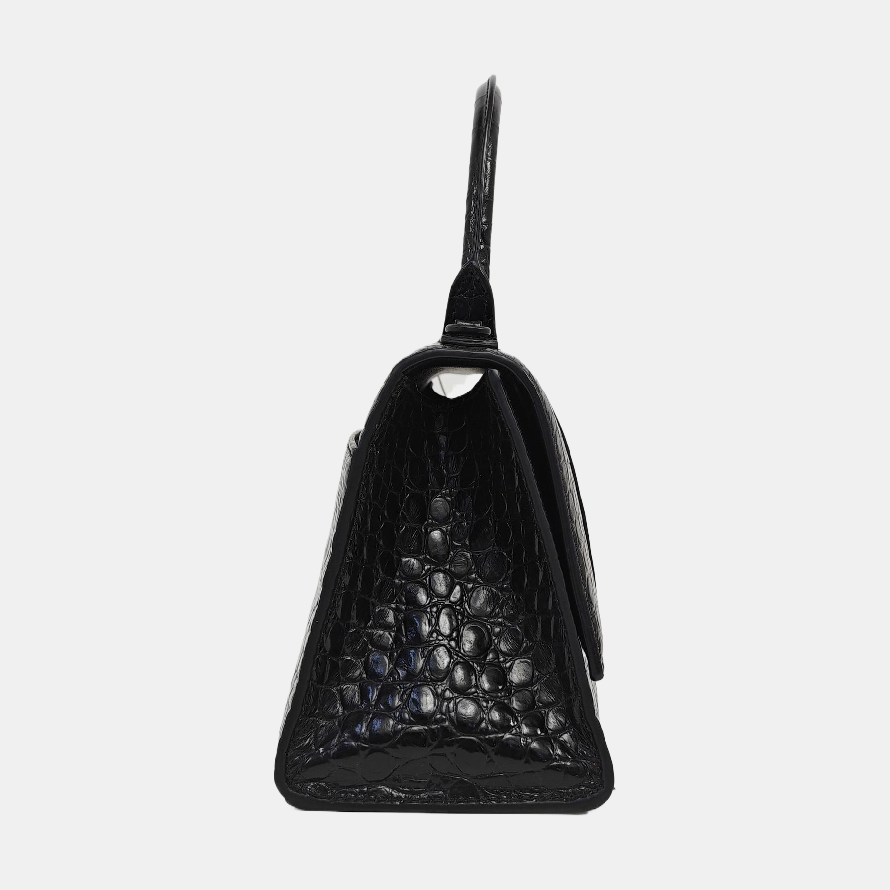 Hourglass S Calfskin Black