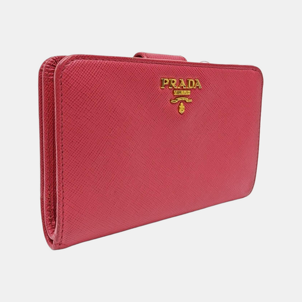 Saffiano Calfskin Wallet Red