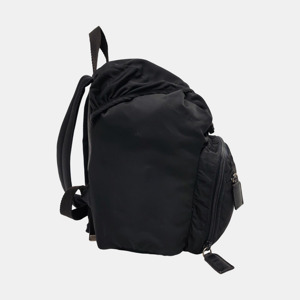 Nylon Backpack Black