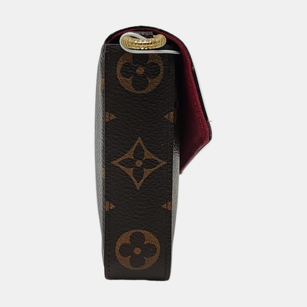 FÉLICIE Monogram Coated Canvas Brown