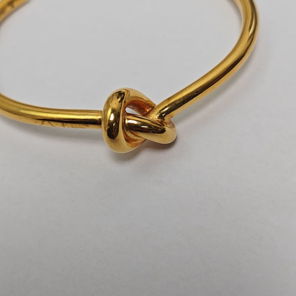 KNOT Brass Gold Bangle