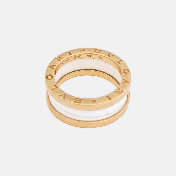 B.ZERO1 18k Rose Gold Ring EU 54