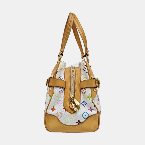 LV × TM CLAUDIA Monogram Coated Canvas White