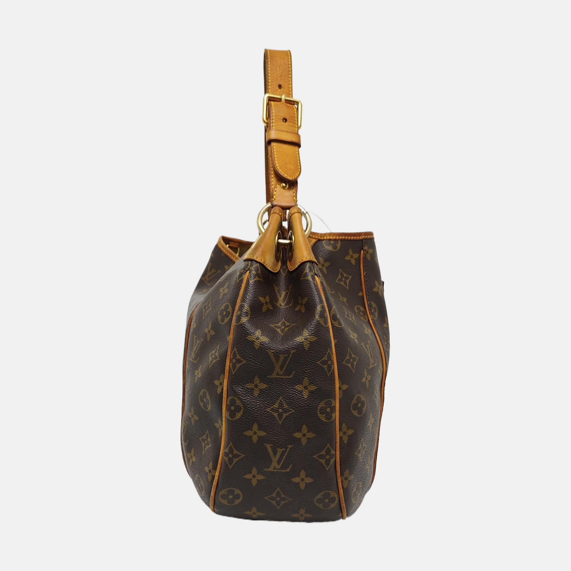 GALLIERA Monogram Coated Canvas Brown