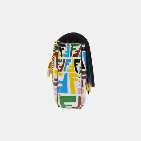 Baguette Nano Calfskin Multicolor
