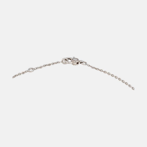 Rose Des Vents 18k White Gold Silver Necklace