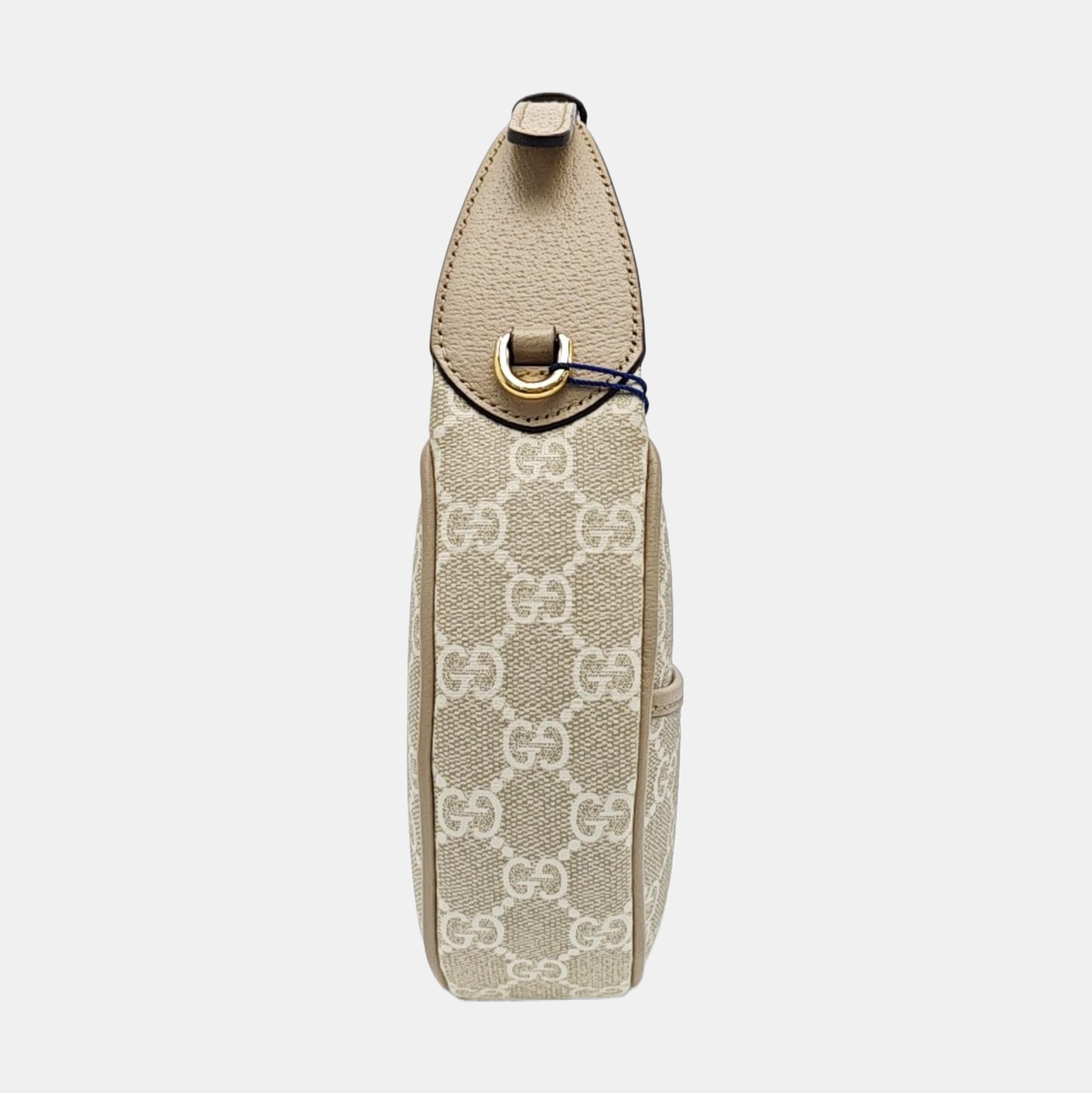 Monogram Coated Canvas Shoulder Bag Beige