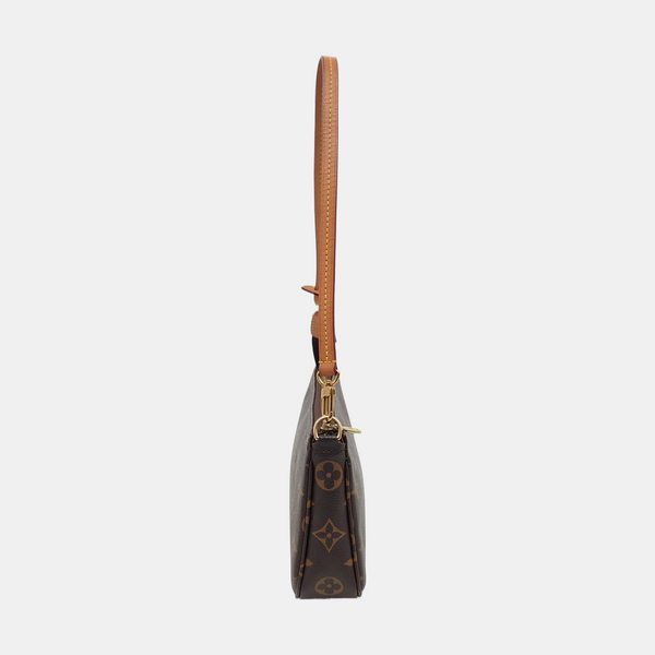 ACCESSOIRES GM Monogram Coated Canvas Brown