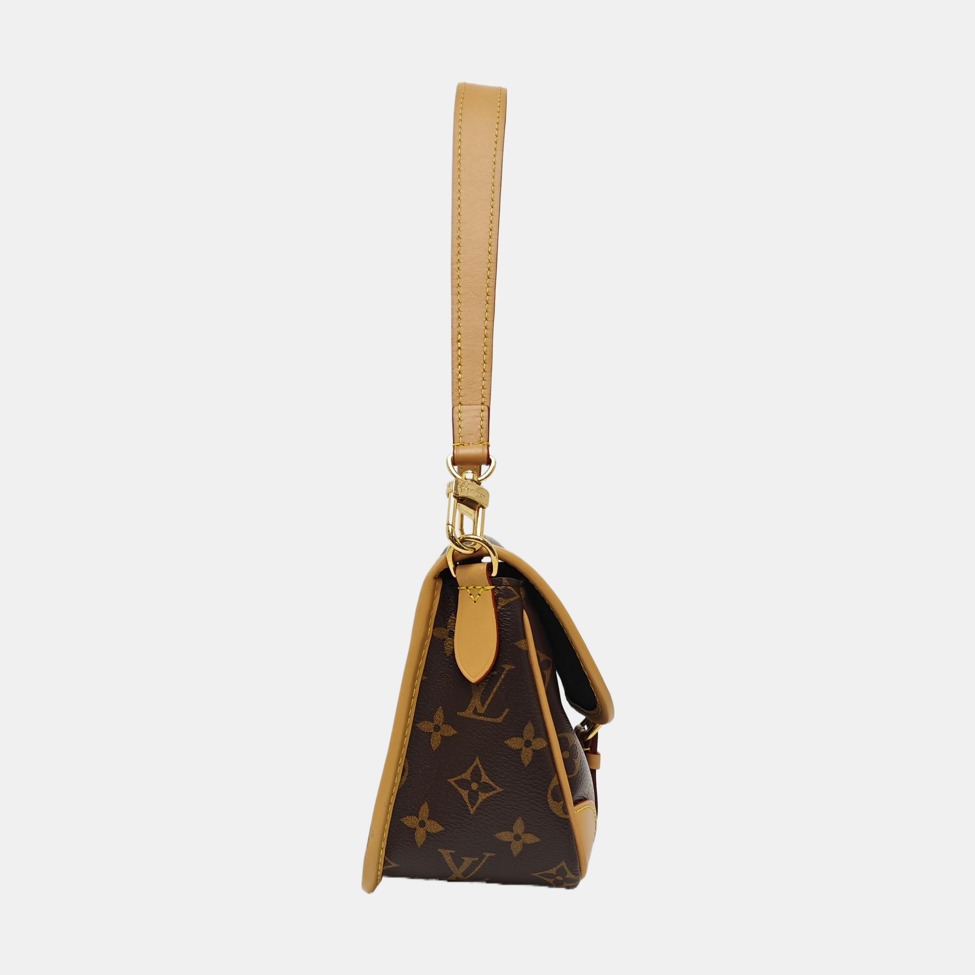 DIANE Monogram Coated Canvas Brown