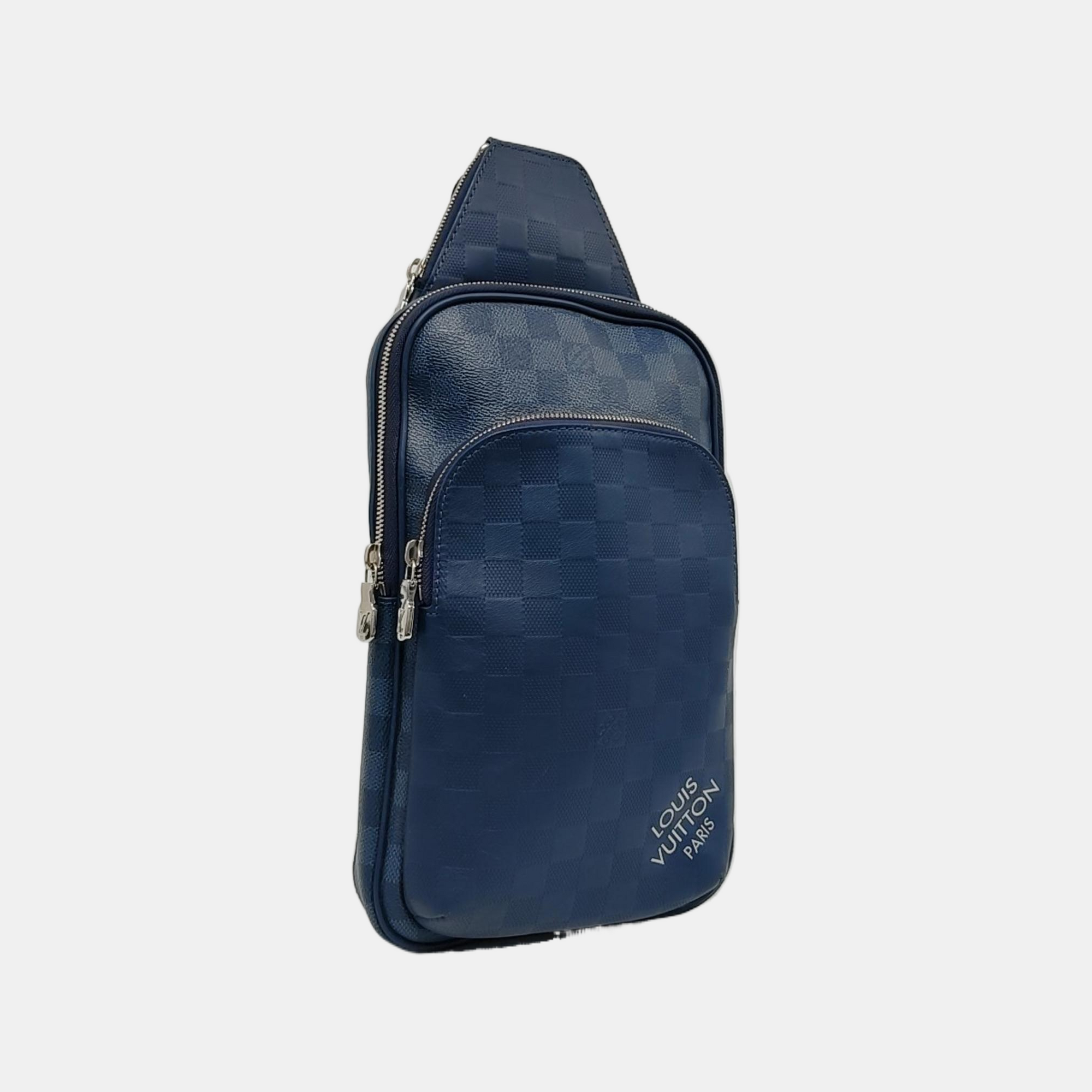 OUTDOOR Damier Coated Canvas Blue