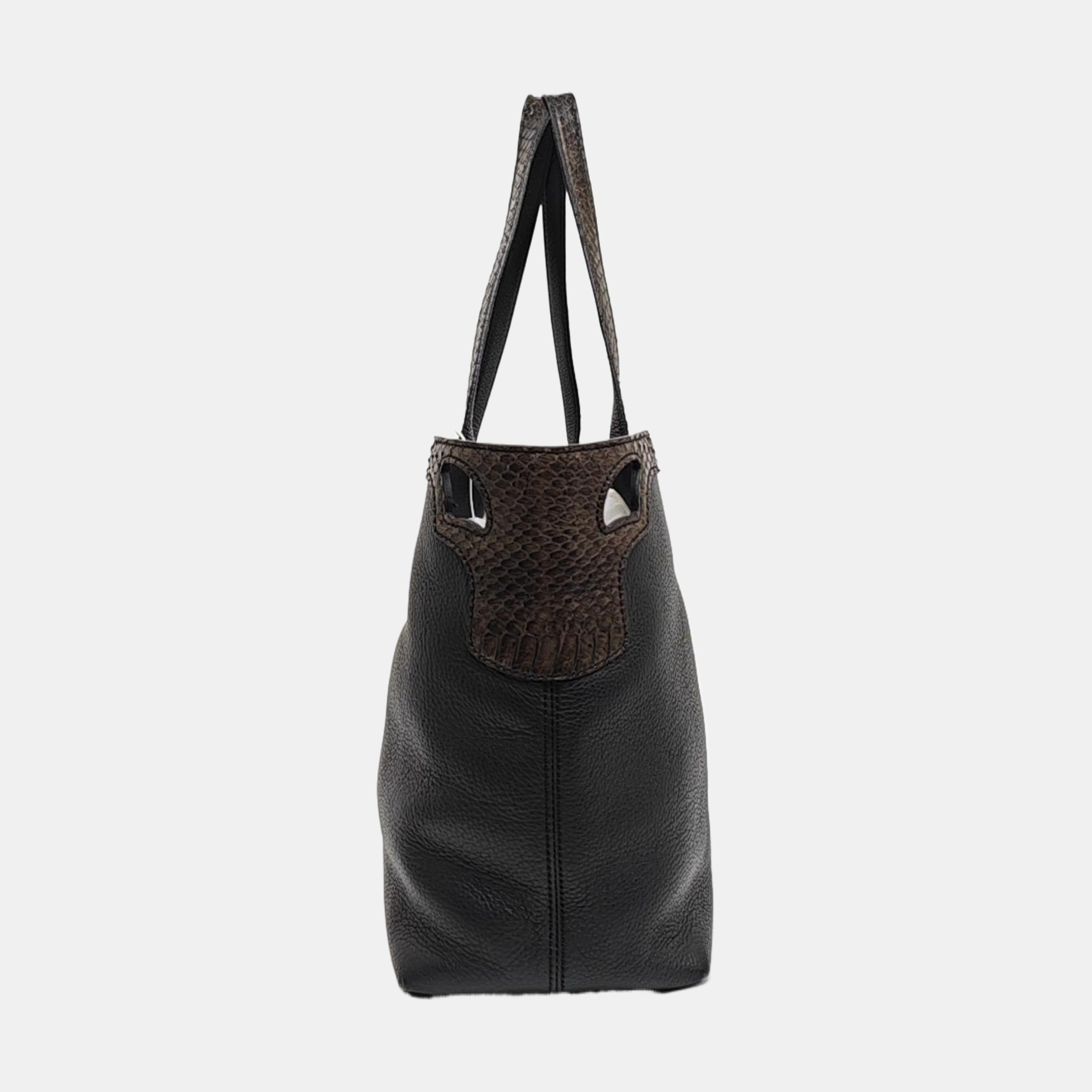 Calfskin Tote Bag Black
