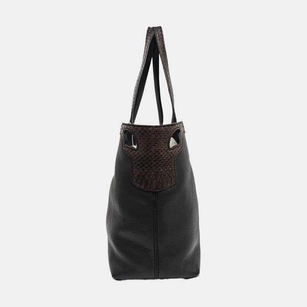 Calfskin Tote Bag Black