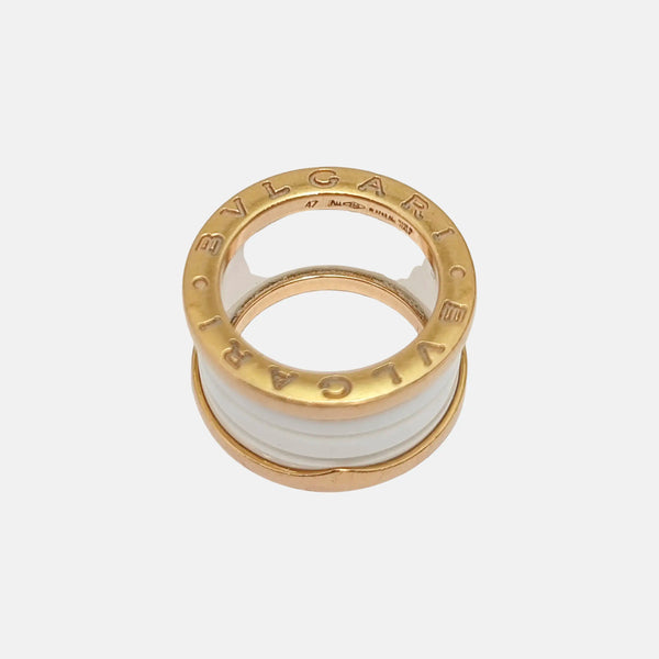 Anillo B.ZERO1 de oro rosa de 18k UE 47
