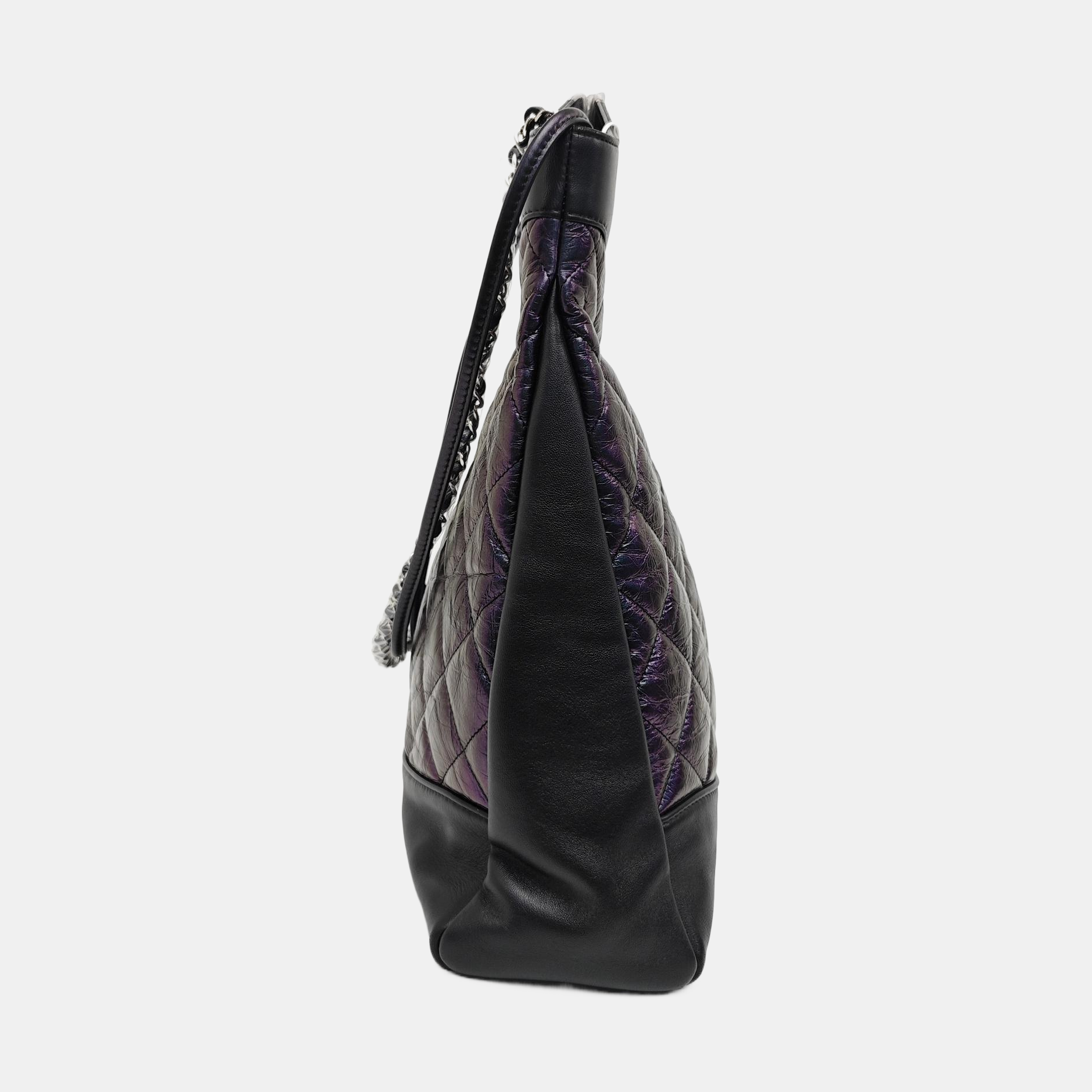 CHANEL 31 Small Quilted Calfskin Metallic