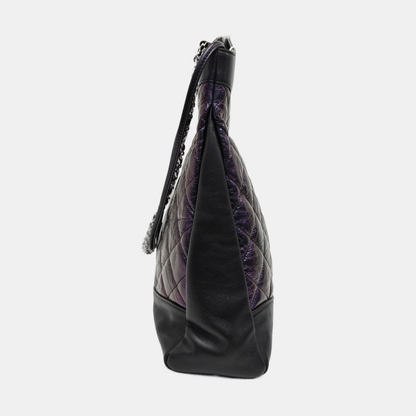 CHANEL 31 Small Quilted Calfskin Metallic
