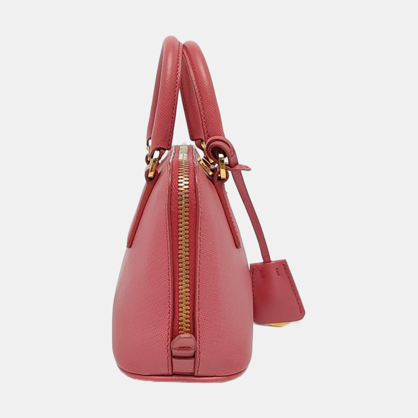 Promenade Mini Saffiano Calfskin Red