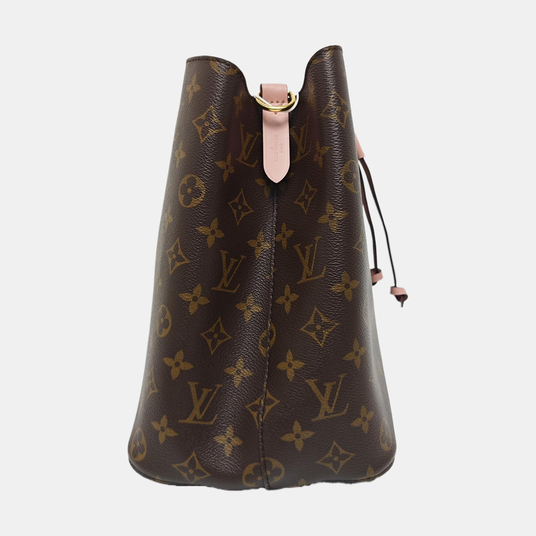 NÉONOÉ MM Monogram Coated Canvas Brown