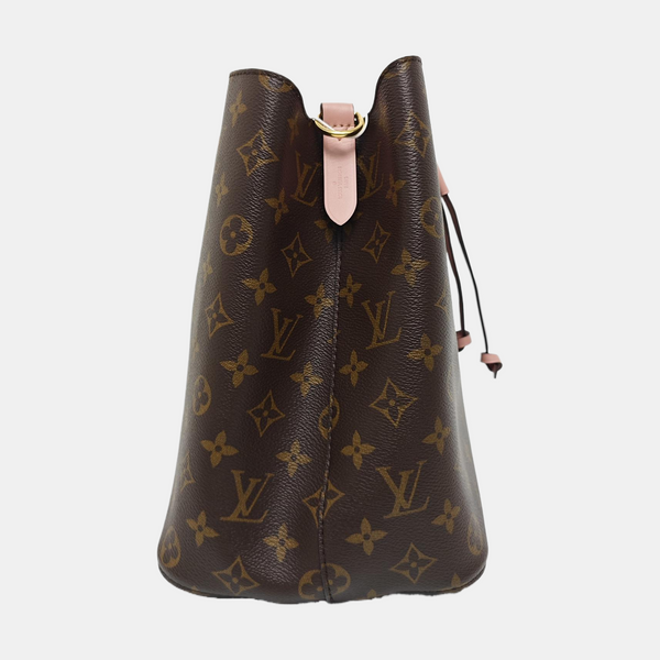 NÉONOÉ MM Monogram Coated Canvas Brown