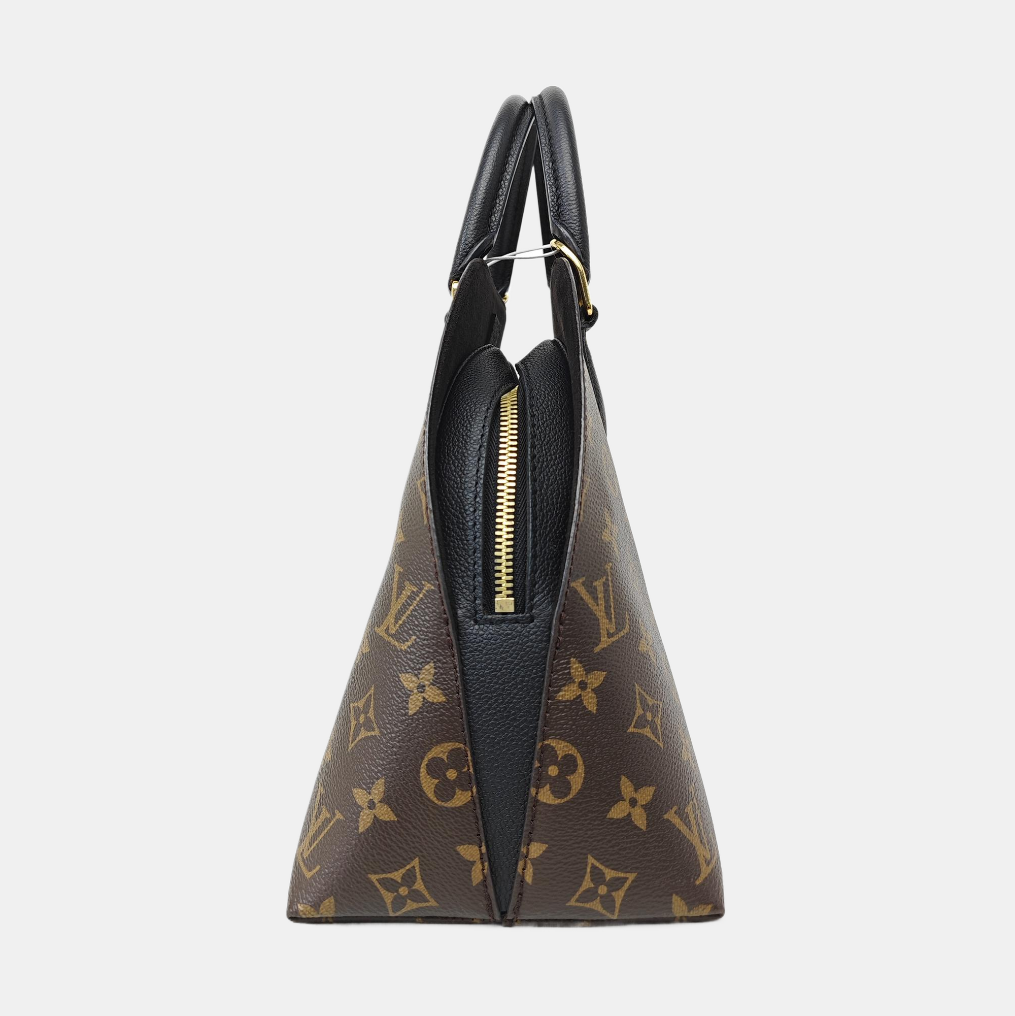 ALMA BNB MM Monogram Coated Canvas Brown