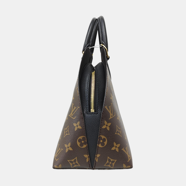 ALMA BNB MM Monogram Coated Canvas Brown
