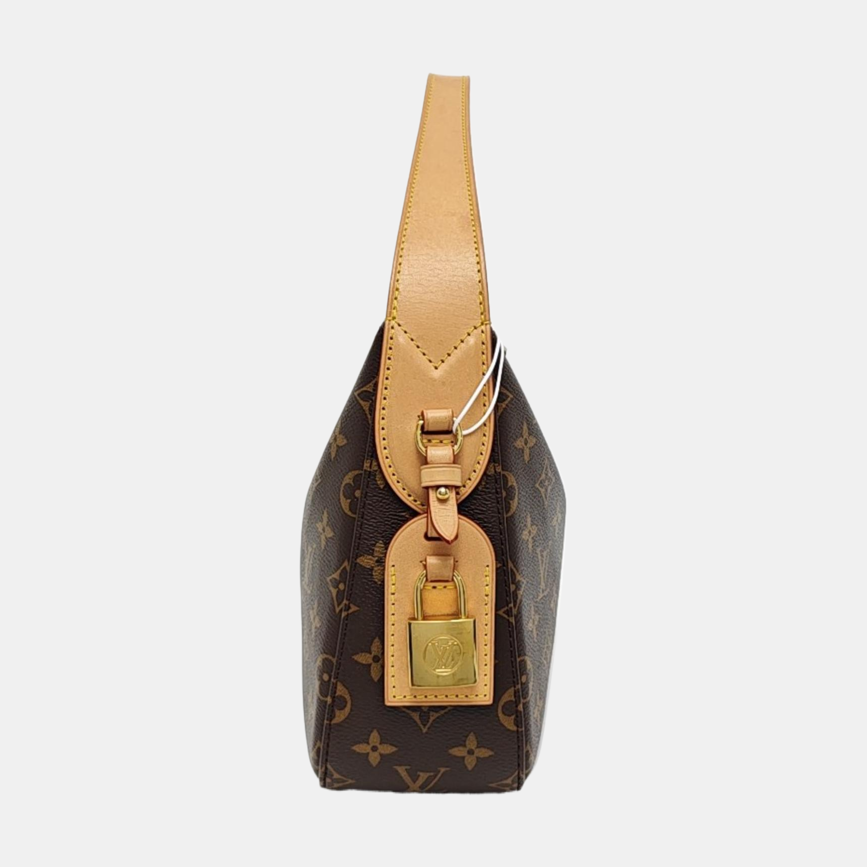 SLOUCHY PM Monogram Coated Canvas Brown