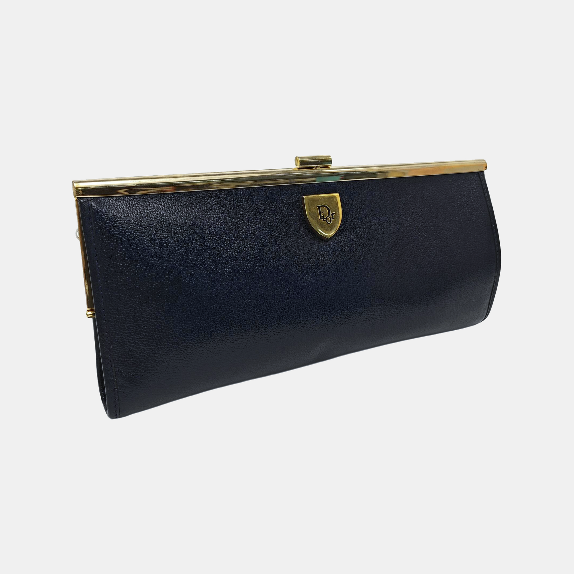 Calfskin Clutch Blue